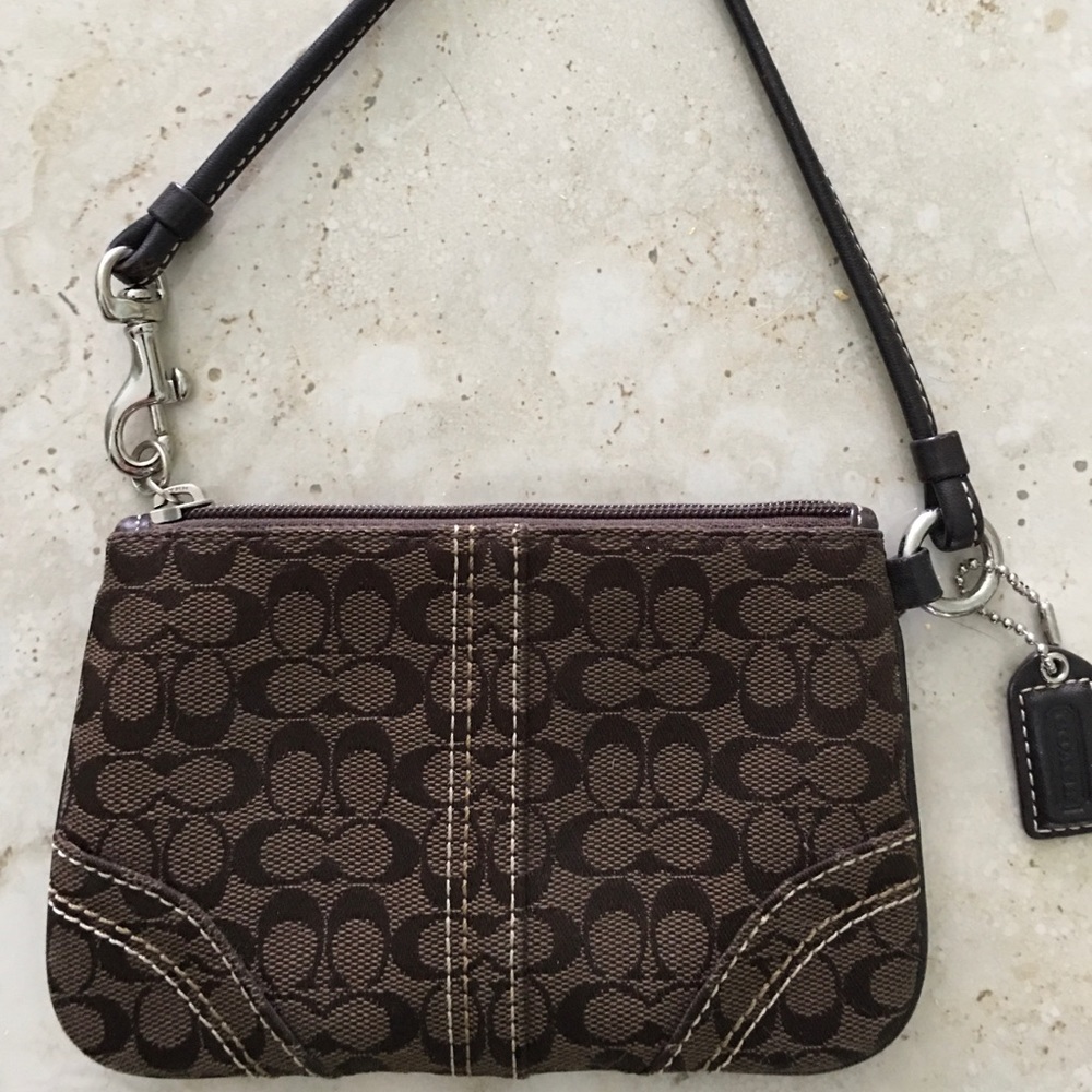 Authentic Coach Wristlet - image 1